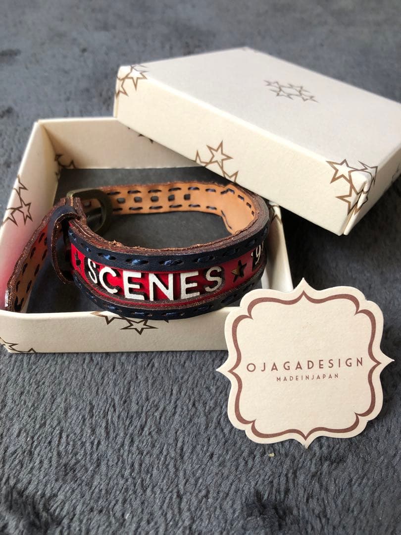 B'z Exhibition OJAGADESIGNレザーブレスレット B'z