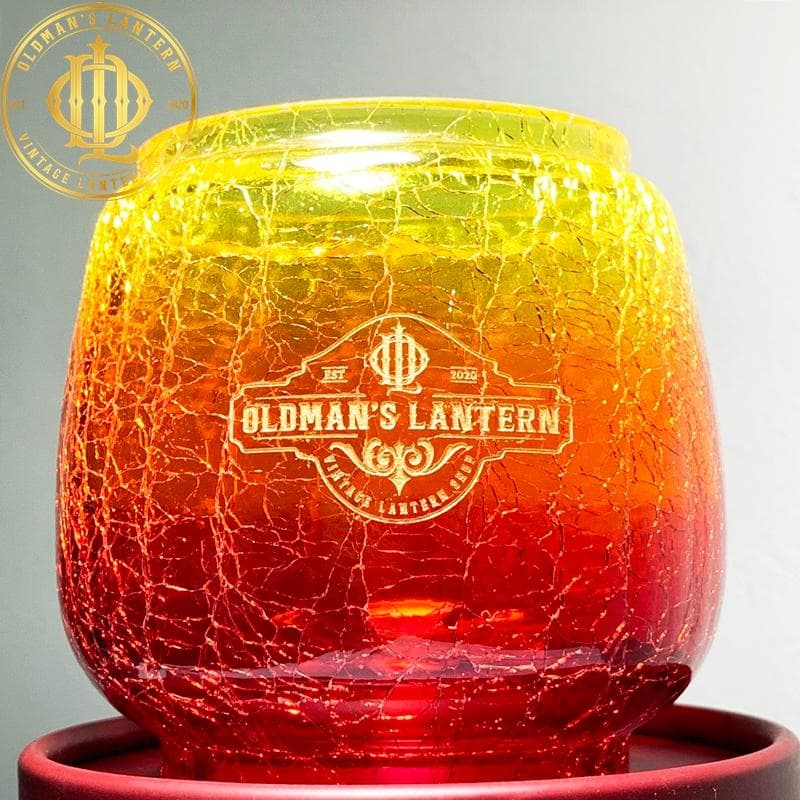 【限定】クラックグラス イエロー/アンバー/レッド Feuerhand ホヤ