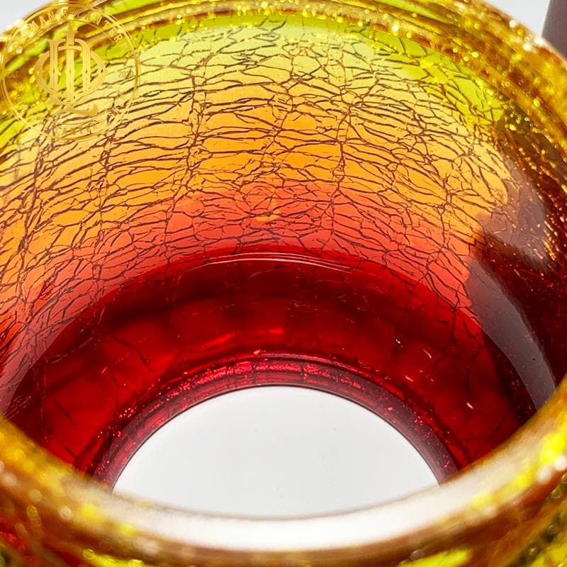 【限定】クラックグラス イエロー/アンバー/レッド Feuerhand ホヤ