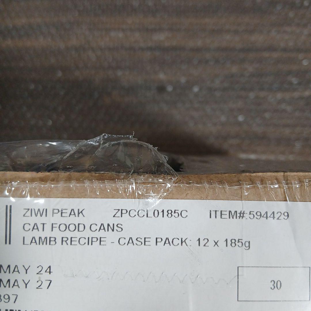 ZIWI Peak ラムレシピ キャットフード缶 185g×12缶