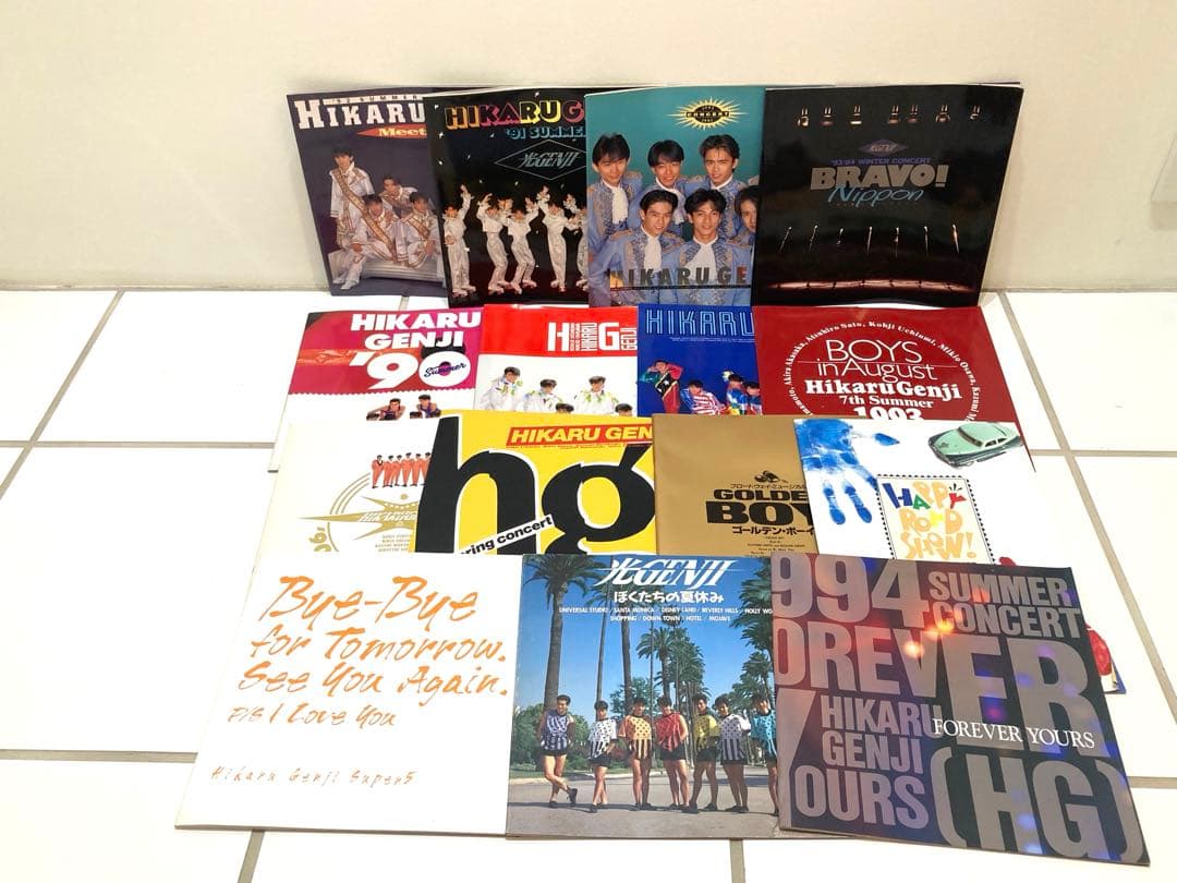 光genjiヒカルゲンジ　グッズ大量セット　レコード　写真集　フォトブック他色々