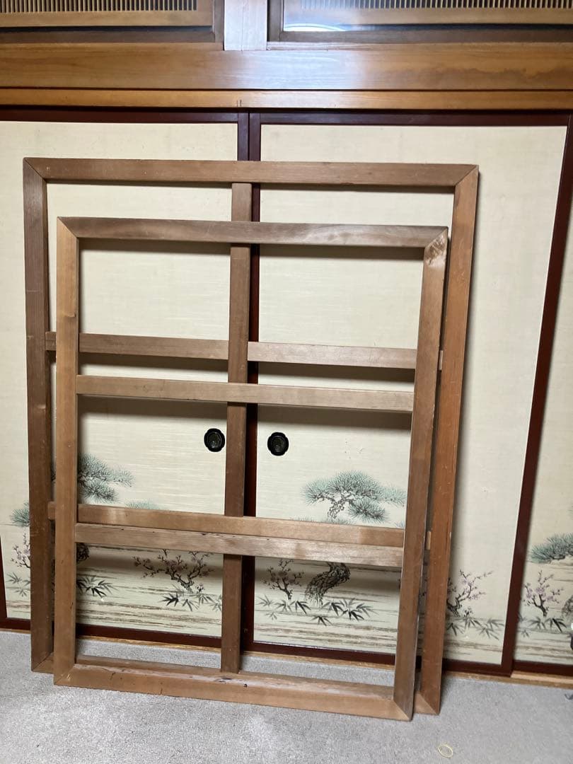 油絵木枠100号F,80号F2点中古の木枠です。