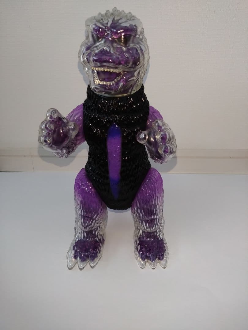 ■新品■シークレットベース ゴジラ ソフビ X-RAY パープル クリア