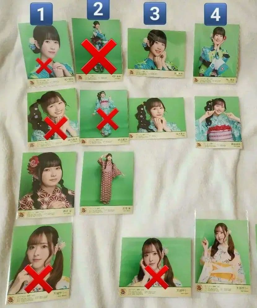 22/7 ナナブンノニジュウニ　ナナニジ夏祭り　ブロマイド　ナナニジ　バラ売り