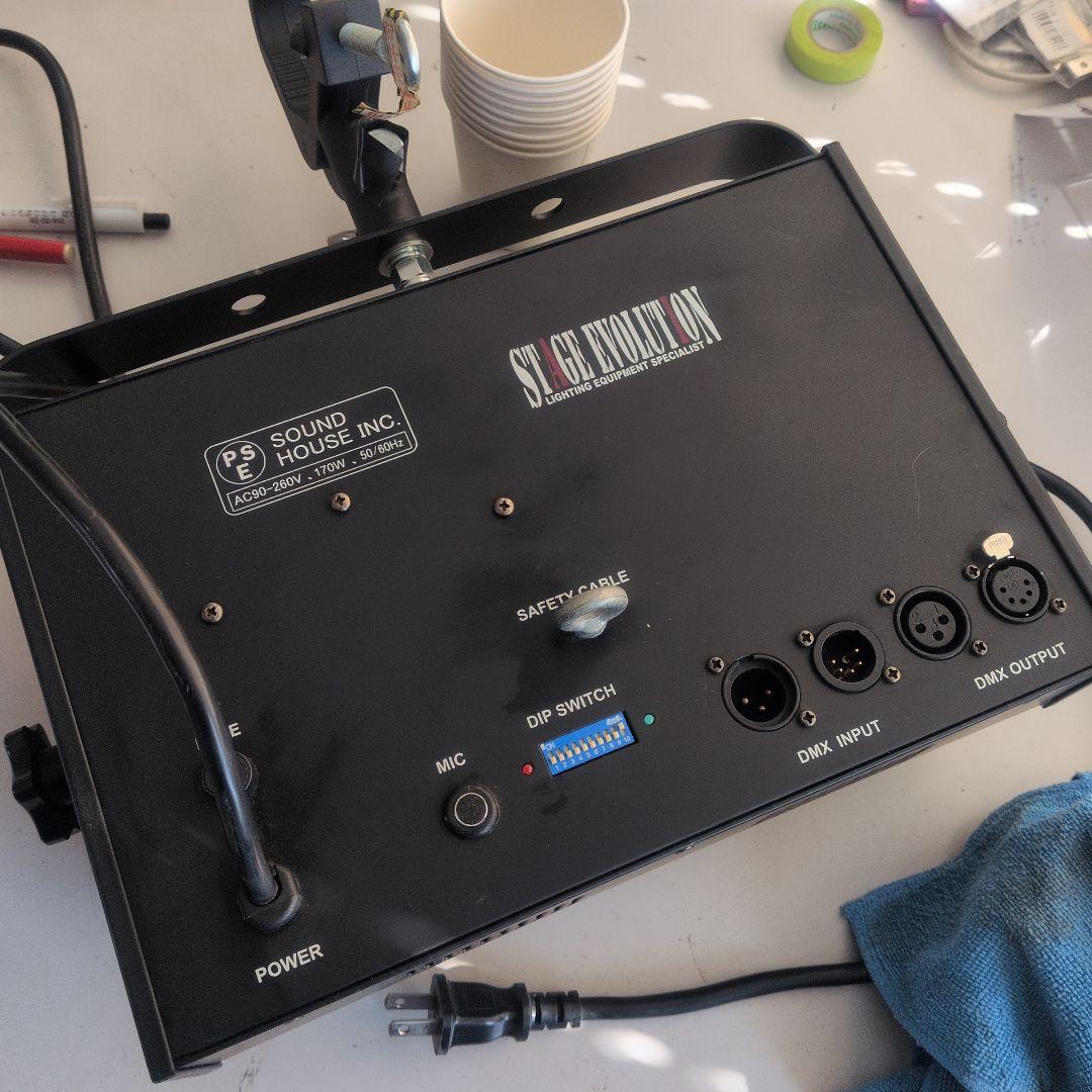 LED ストロボ　DJライティング機材 黒