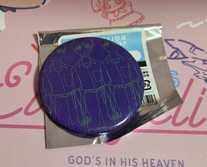 エヴァ　缶バッジ　シンジ