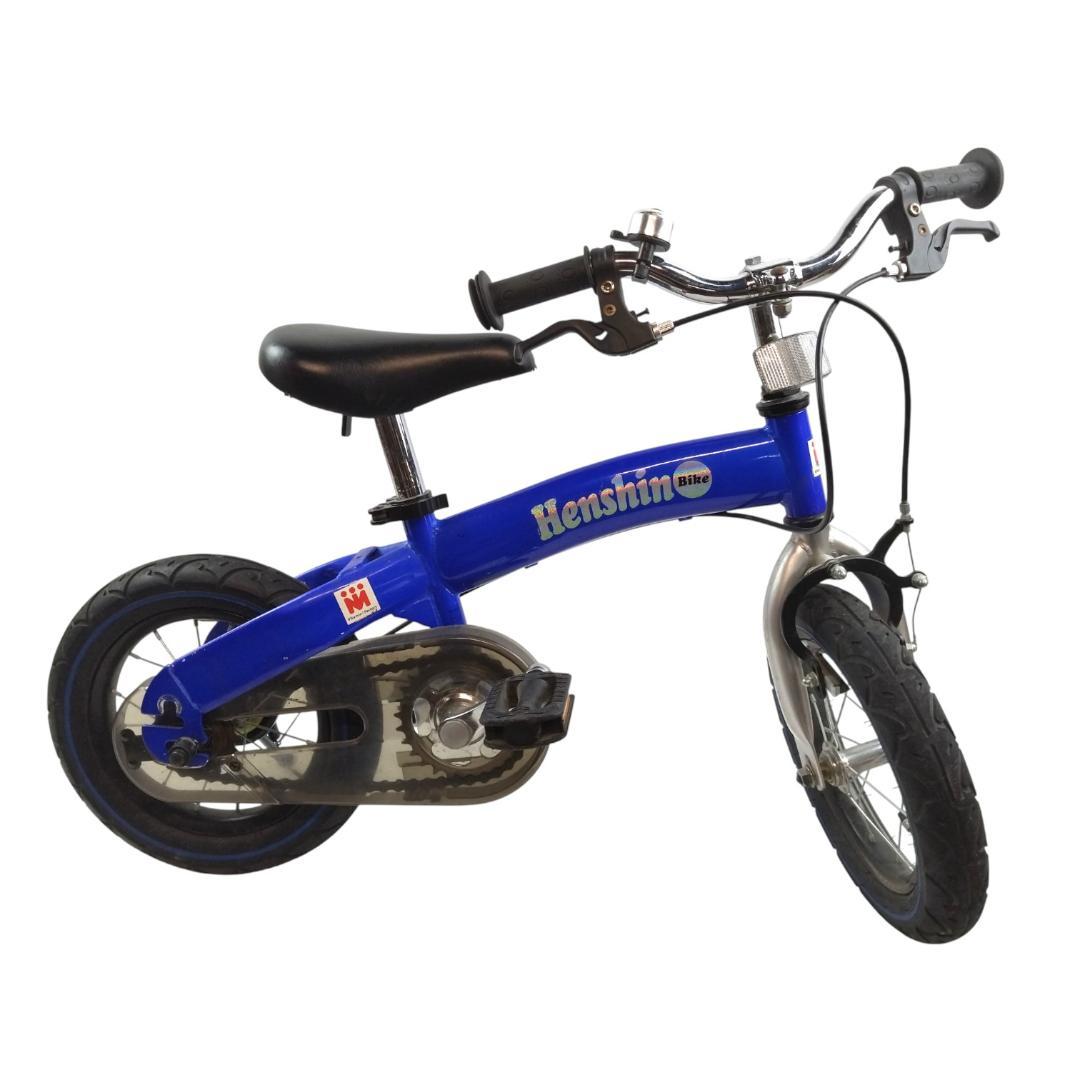 (送料無料) へんしんバイク　12.5インチ　キッズ自転車 ブルー