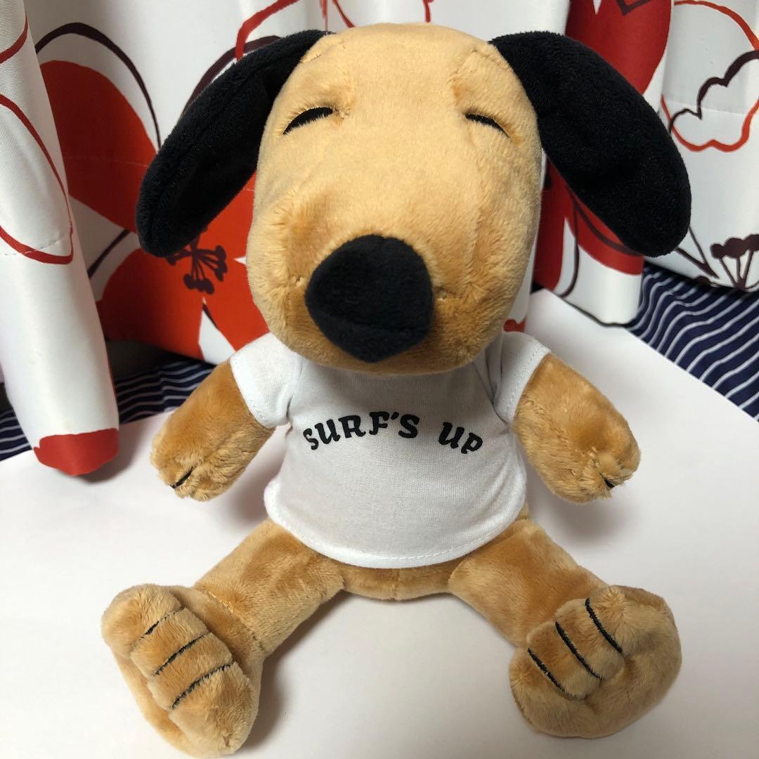 ＊　ハワイ限定　日焼けスヌーピー　moni モニ　ぬいぐるみ　SURF’S UP