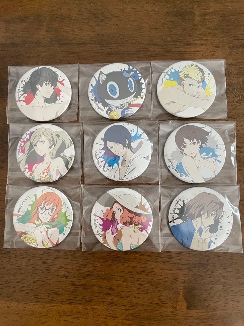 ペルソナ5 純喫茶ルブラン 屋根裏作戦会議 缶バッジ コンプセット