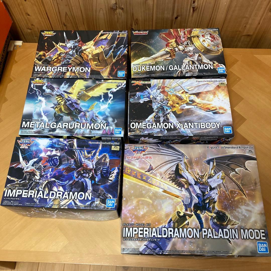 デジモンプラモデルセット 6点