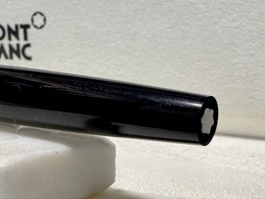 【極美品】モンブラン NO 121 万年筆 ペン先18K ブラック 極細字