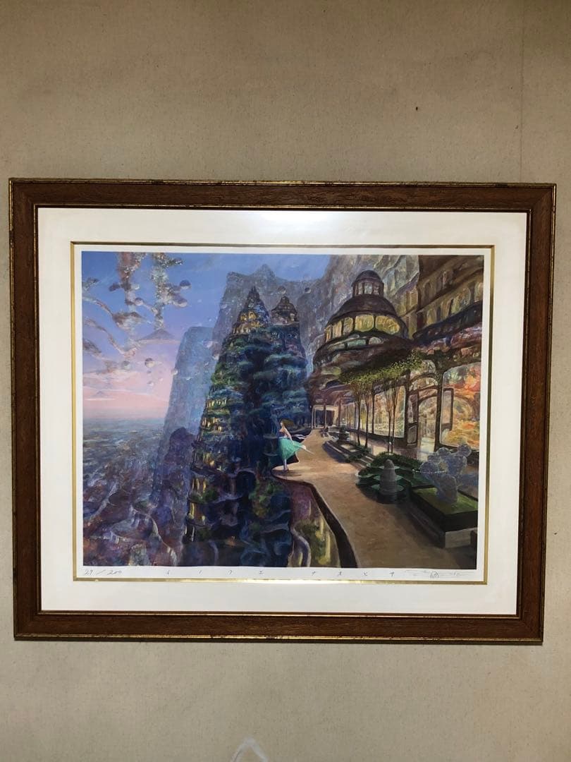 井上直久「天文館の宵」ピエゾグラフ