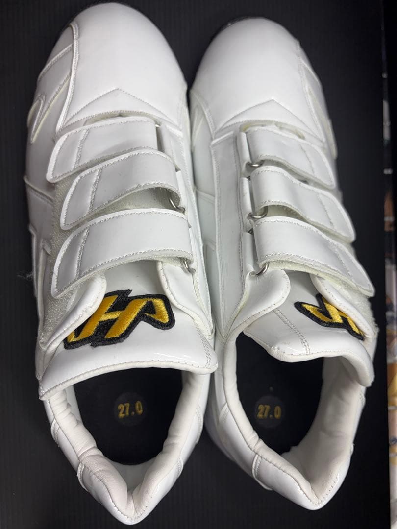 ハタケヤマ トレーニングシューズ 27.0 ベルト式 野球 アップシューズ