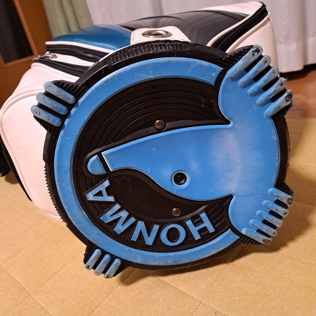 HONMAツアーワールドキャディバッグ-9.5インチ。フード付き（フードは美品)