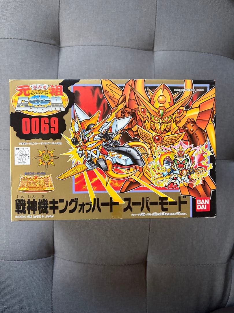 元祖SDガンダム 0069 戦神機キングオブハート スーパーモード　未組み立て