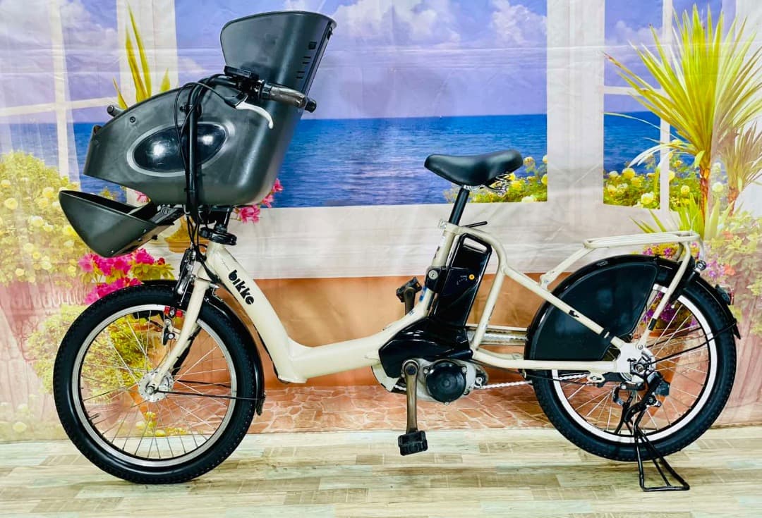 超人気！BIKKE ビッケ8.9AH⭐️ブリヂストン子供乗せ電動自転車Y2260