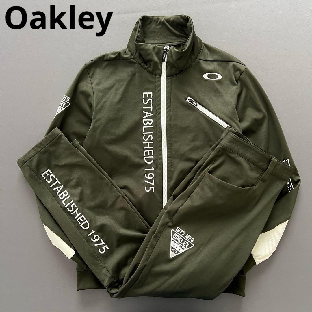 Oakley オークリー　セットアップ　メンズ　カーキ　ジャージ　ゴルフ　カーキ