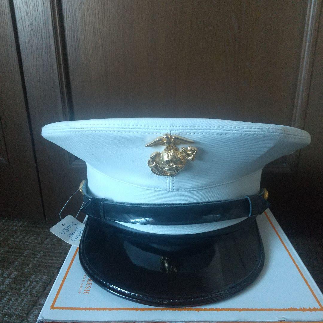 【タグ付き新品】米海兵隊 下士官用制帽(帽章付き)