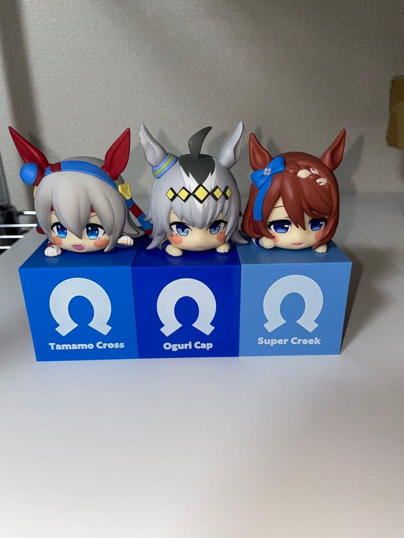 タマモクロス・オグリキャップ・スーパークリーク ひっかけフィギュア 3体セット