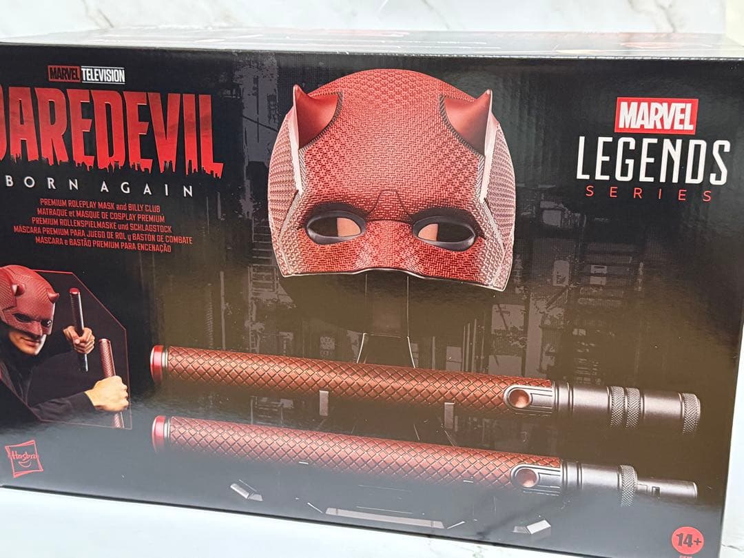 ハズブロ/マーベルレジェンド デアデビル：ボーン・アゲイン マスク＆ビリークラブ