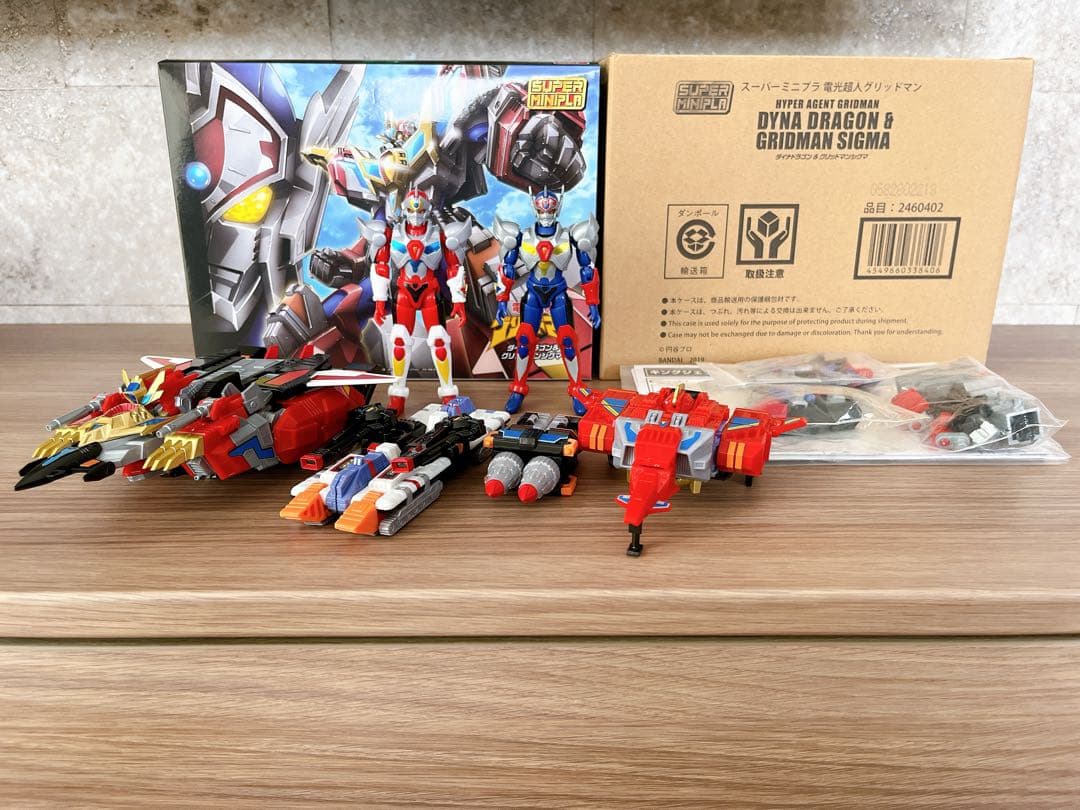 【組立済】SMP スーパーミニプラ 電光超人グリッドマン シグマセット