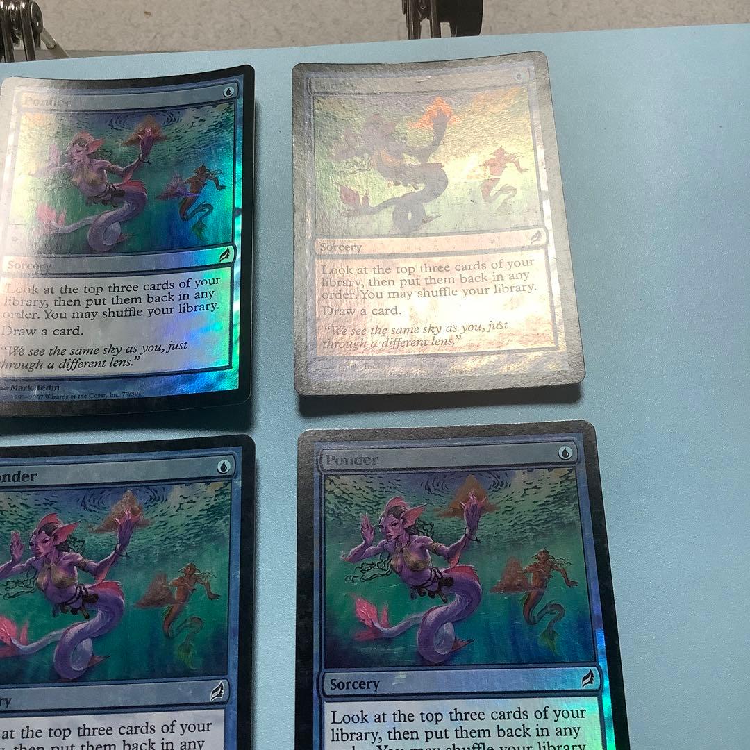 *バラ売り可*  思案/Ponder  LRW英語foil 4枚セット