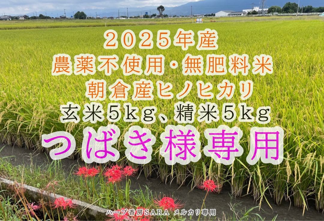 つばき 玄米5kg、精米5kg