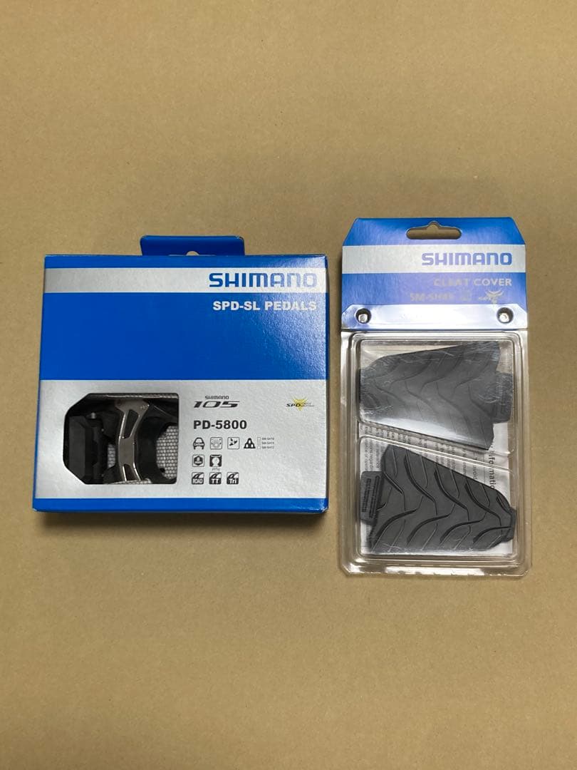■SHIMANO:105 SPD-SLペダル+クリートカバー