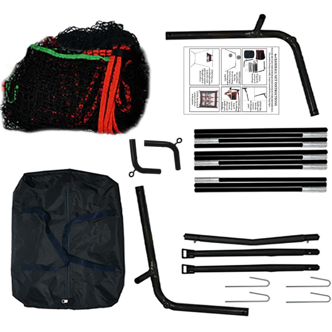 野球ネット集球ネット付き　折りたたみ式　ストライクアウト