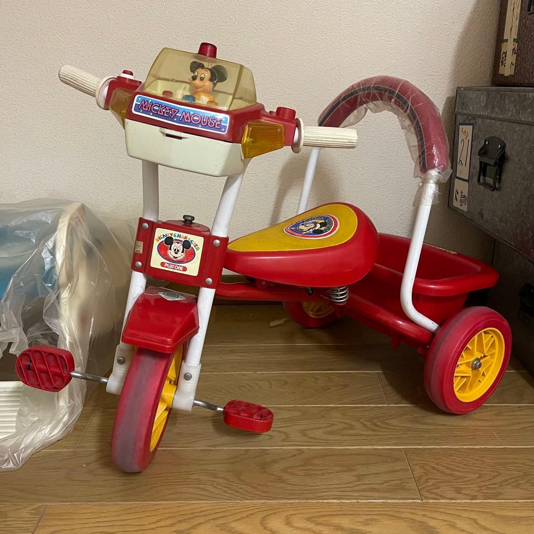 ディズニー　昭和レトロ　三輪車