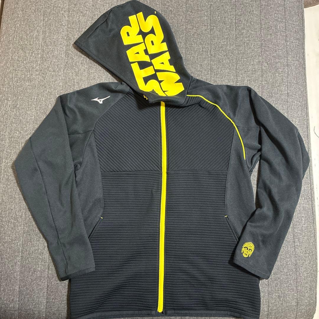 希少サイズ：XL ミズノ　スタウォーズ　ジップアップコラボパーカー