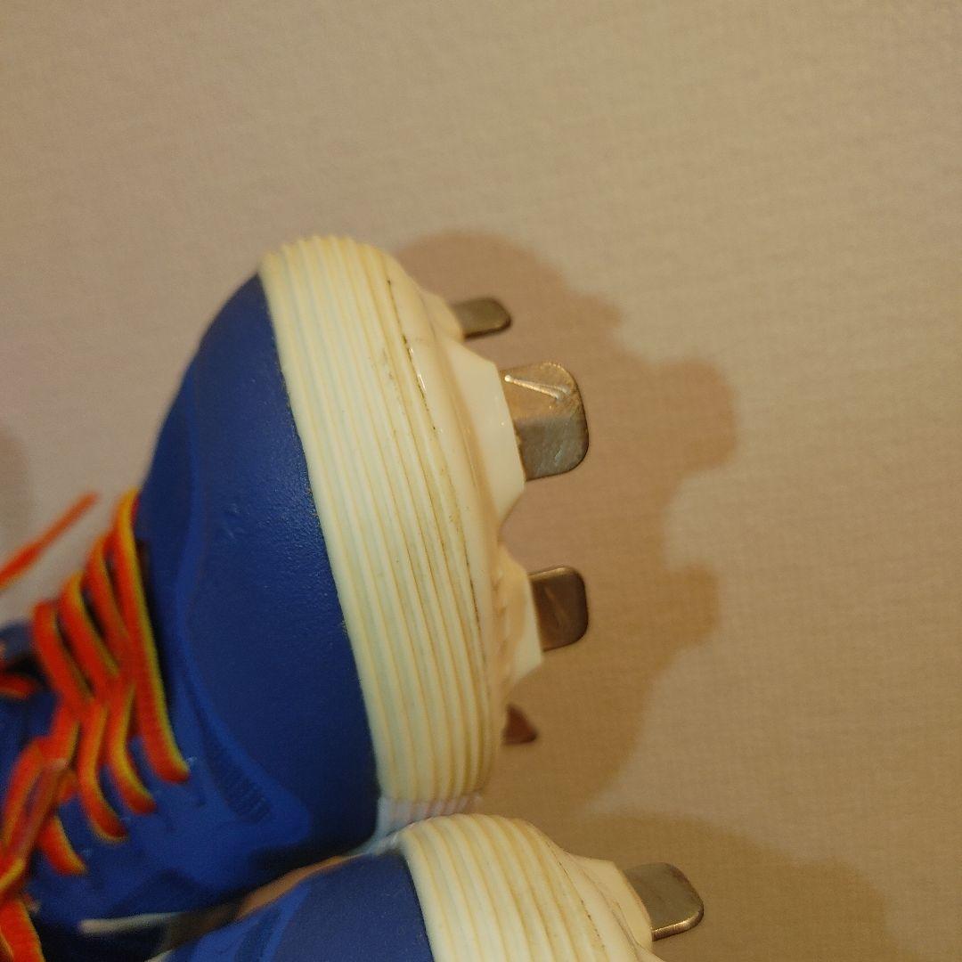 ナイキ　野球　スパイク　メタル 24.5センチ　ブルー×オレンジ