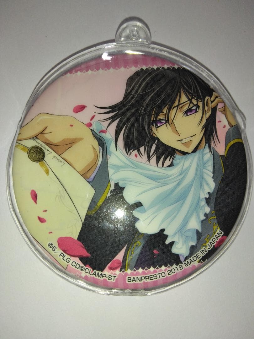 コードギアス　反逆のルルーシュ　一番カフェ　75㎝　手紙vir缶バッジ