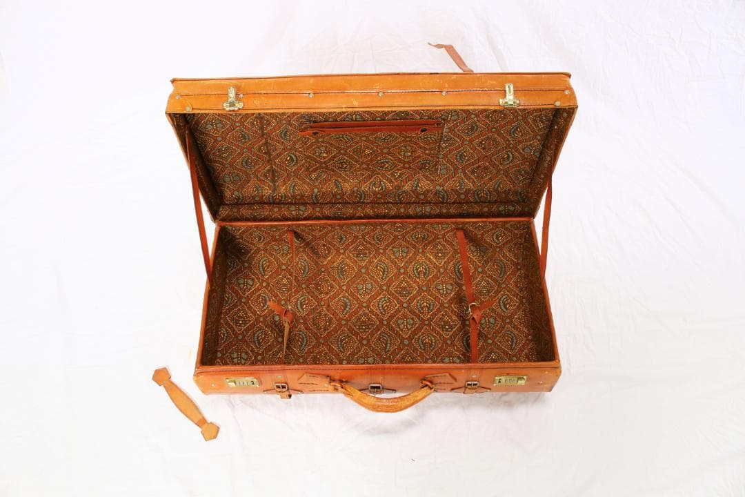 レザー風？旅行かばん クラシックスタイル