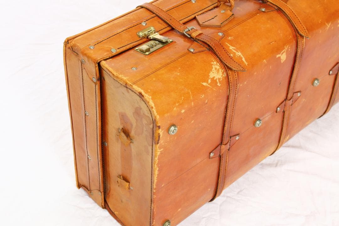 レザー風？旅行かばん クラシックスタイル