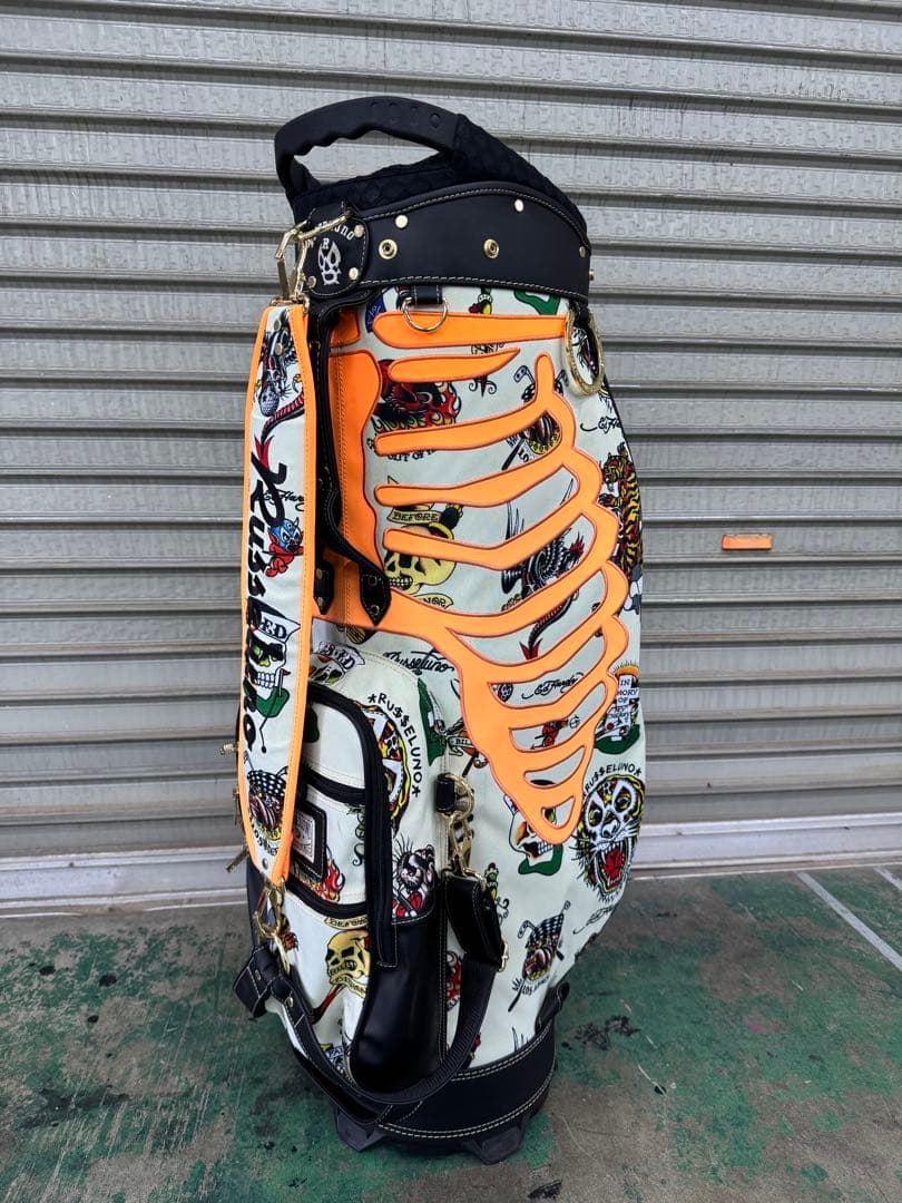 超希少モデル！ ラッセルノ ×エド・ハーディー コラボ キャディバッグ 美品