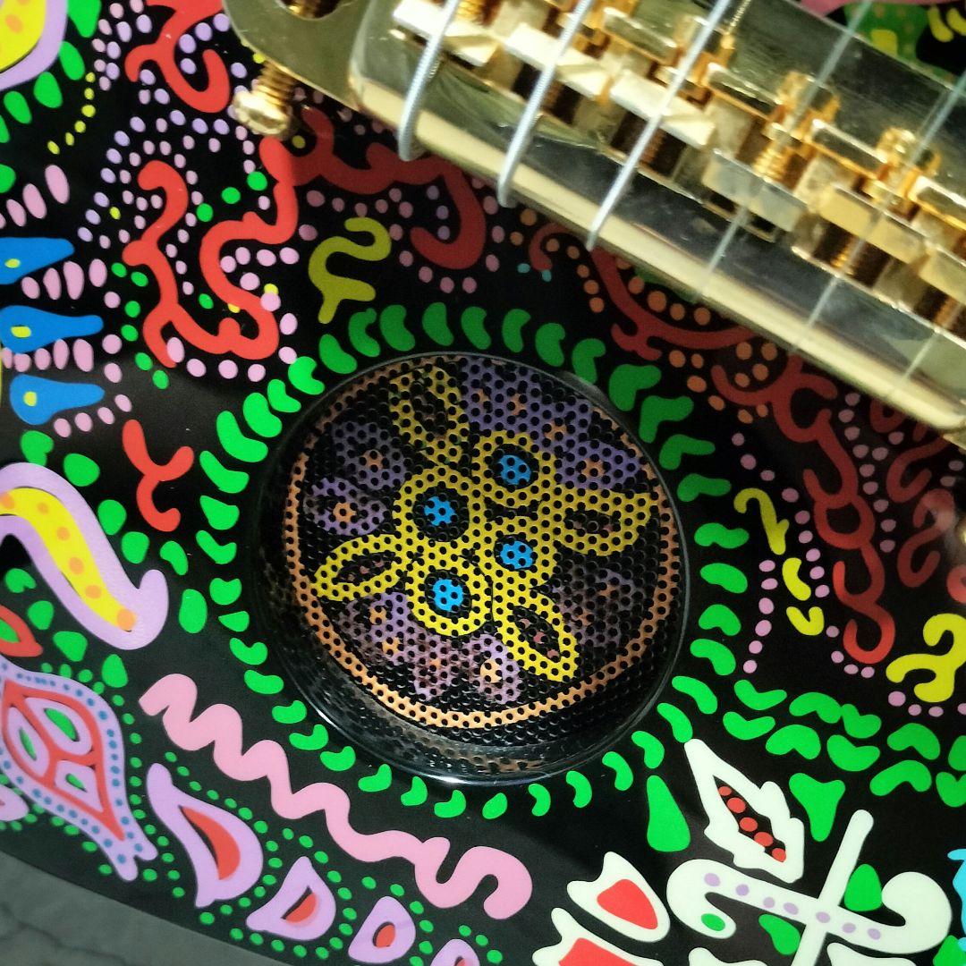 FERNANDES MG-Jr ミニエレキギター HIDEモデル サイケ柄