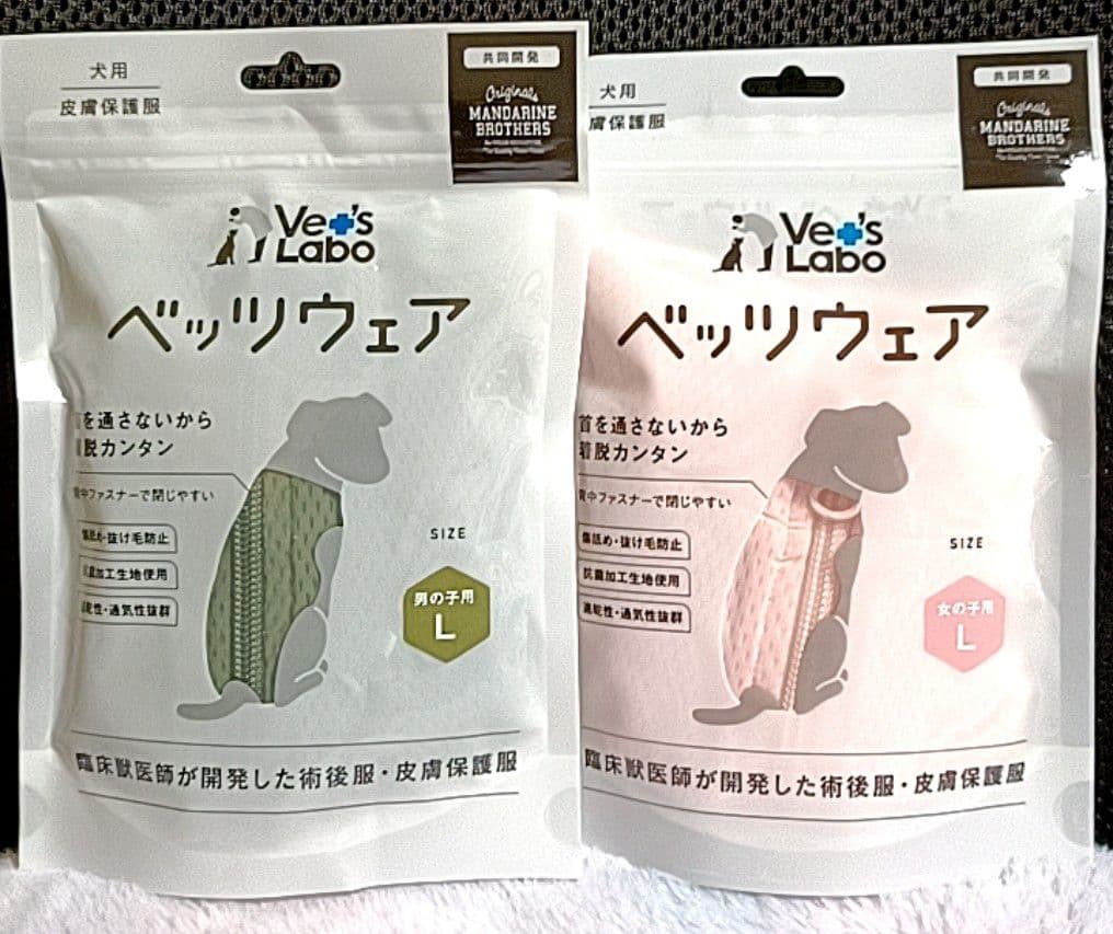 Ve's Labo 皮膚保護服 Lサイズ 2色セット