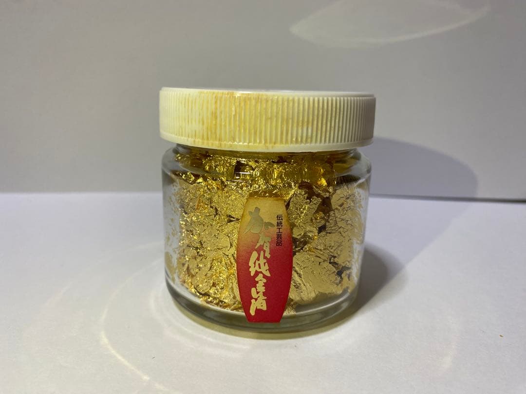 《激レア》加賀純金箔 伝統工芸品　瓶ケース付き