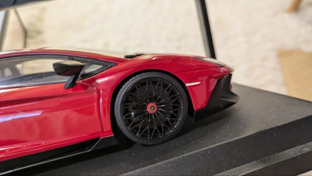 【美品】アヴェンタドールLP750-4スーパーヴェローチェ レッド1/18