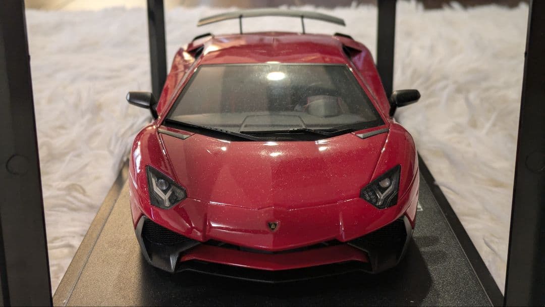 【美品】アヴェンタドールLP750-4スーパーヴェローチェ レッド1/18