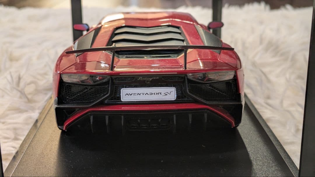 【美品】アヴェンタドールLP750-4スーパーヴェローチェ レッド1/18