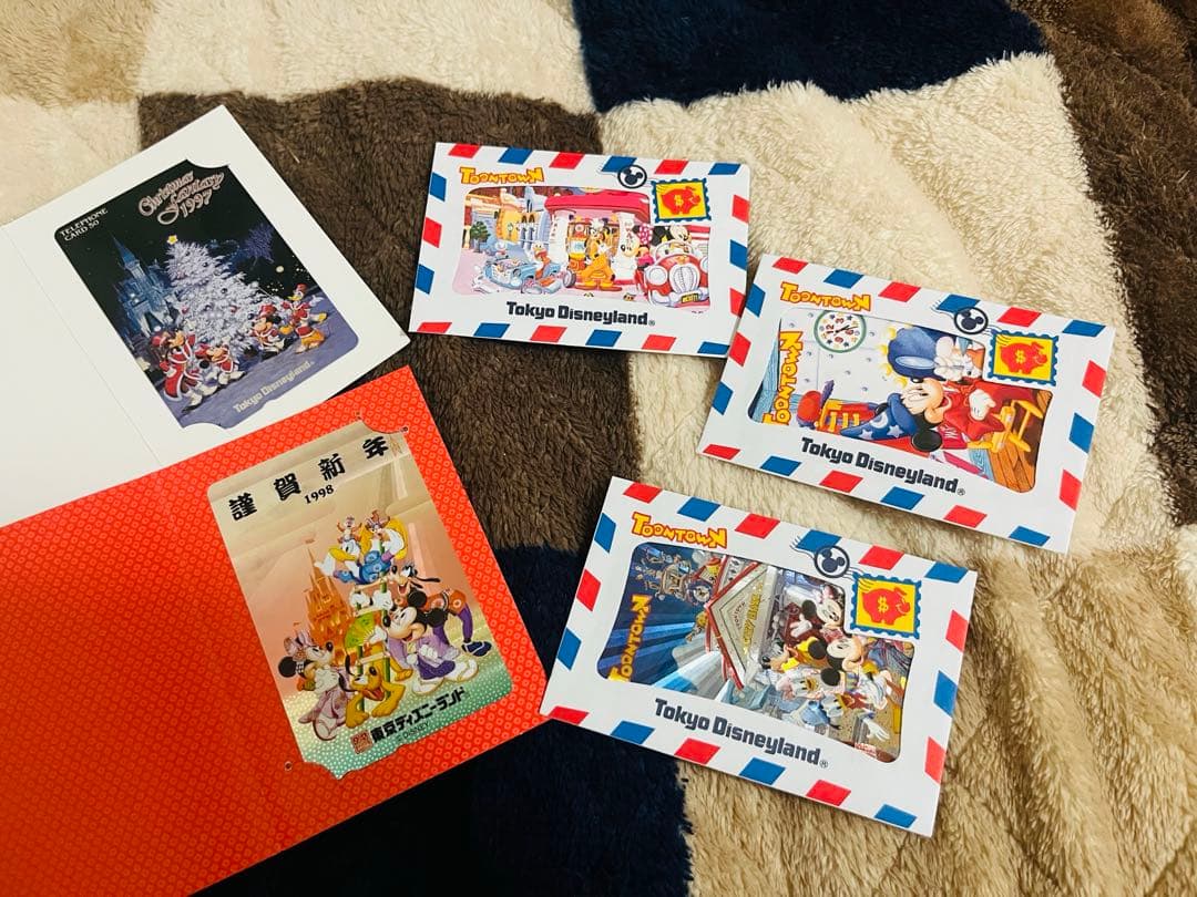 【激レア】東京ディズニーランド 当時物 記念カード 5枚セット