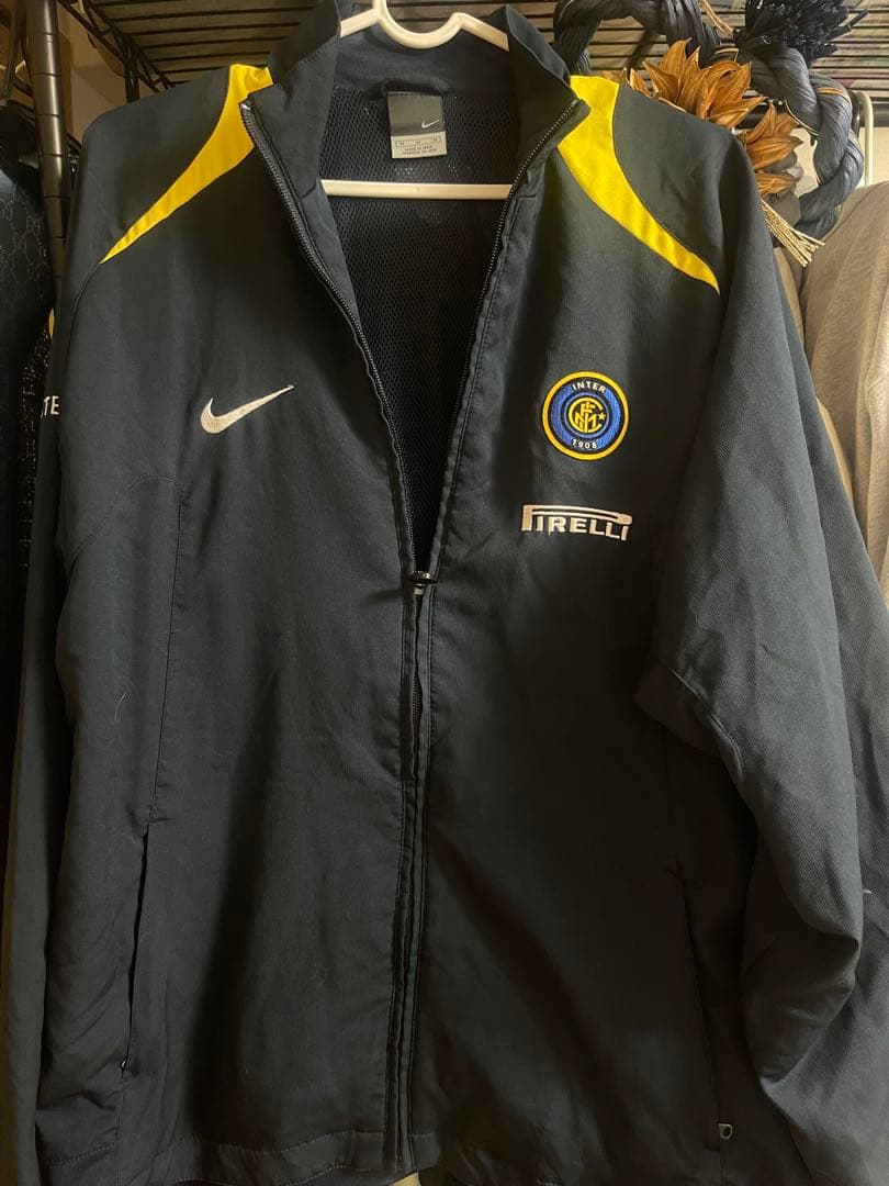 Nike インテルミラン ジャケット M 黒/黄色