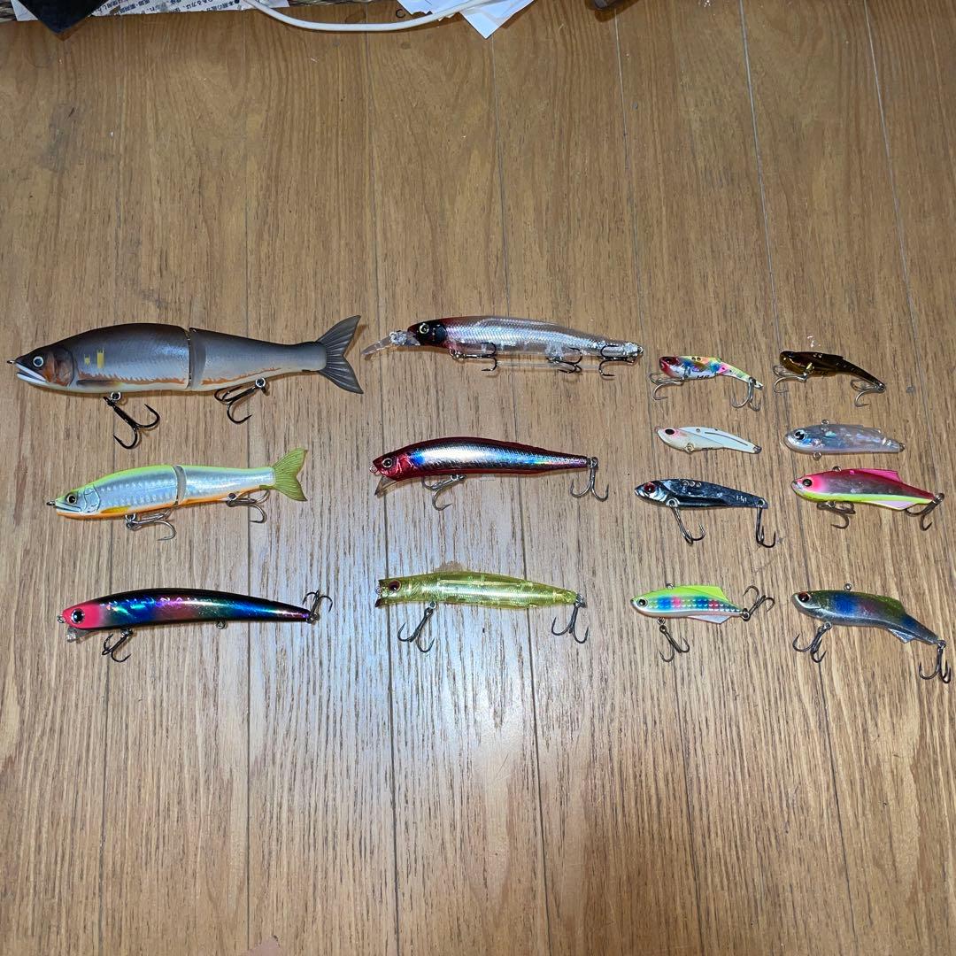 メガバス　ロンジン　ダイワ　ガンクラフト　ルアーセット