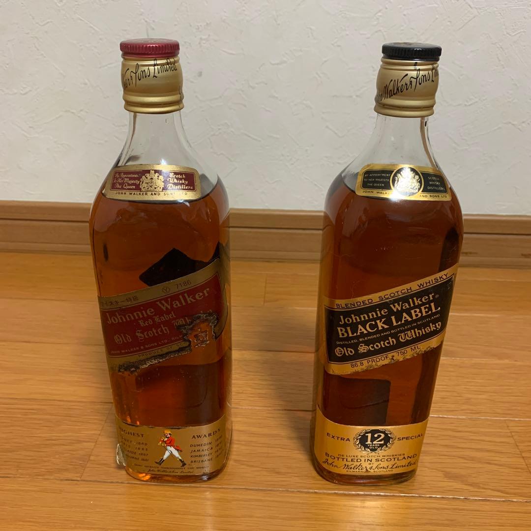 ジョニーウォーカー レッドラベル & ジョニーウォーカー ブラックラベル セット