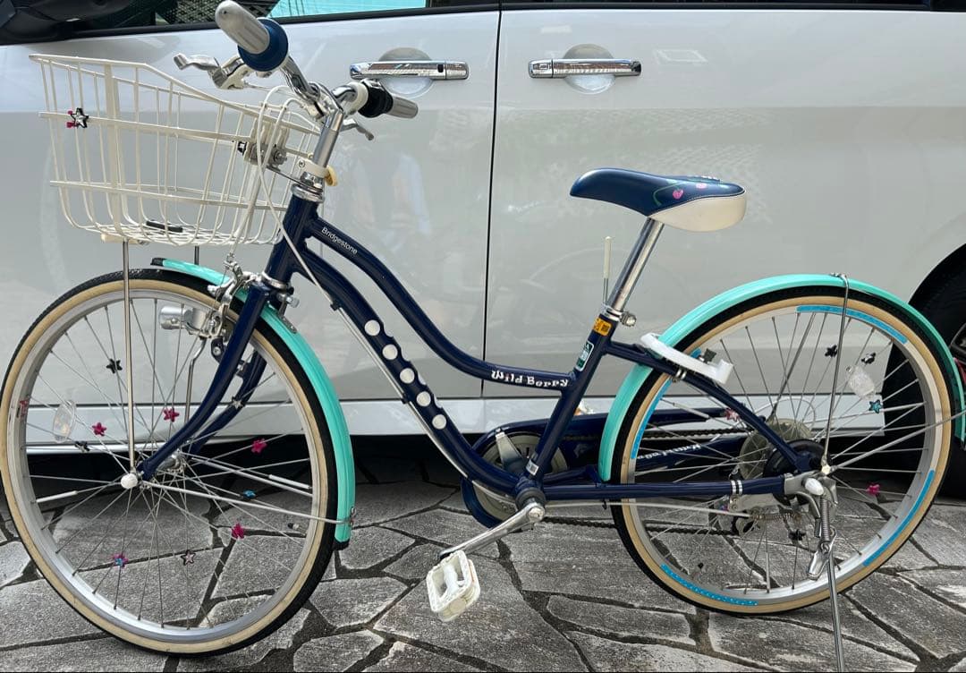 東京都大田区　ブリヂストン ワイルドベリー子供自転車 24インチ