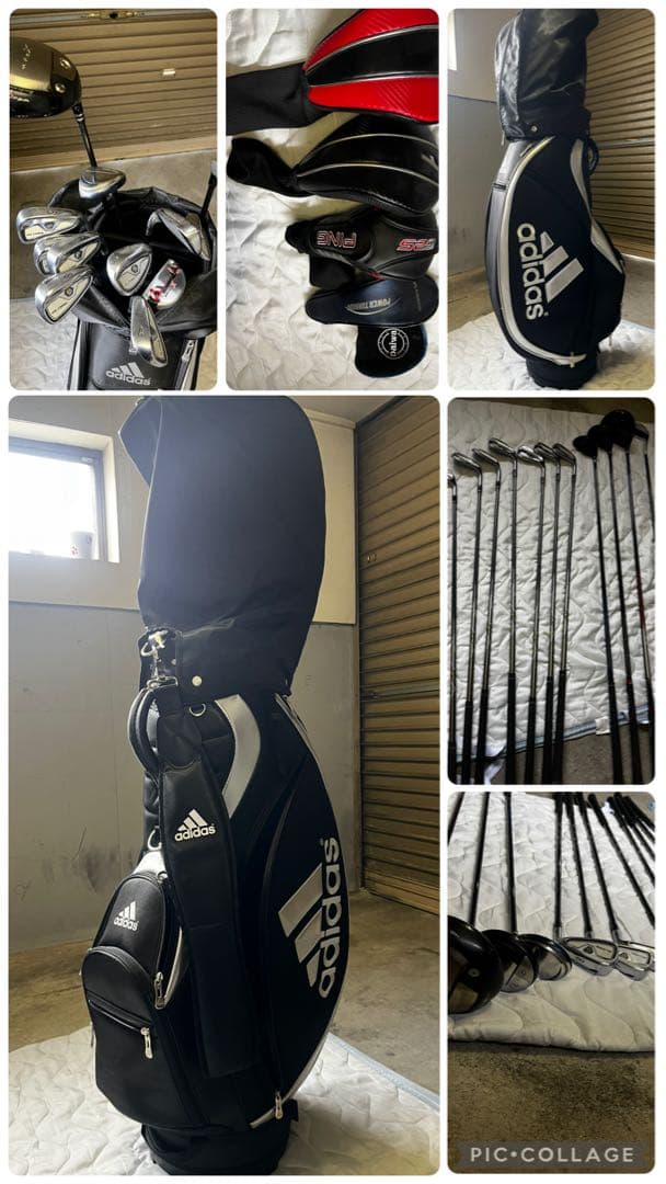 ゴルフクラブセット キャディバッグ付 adidas