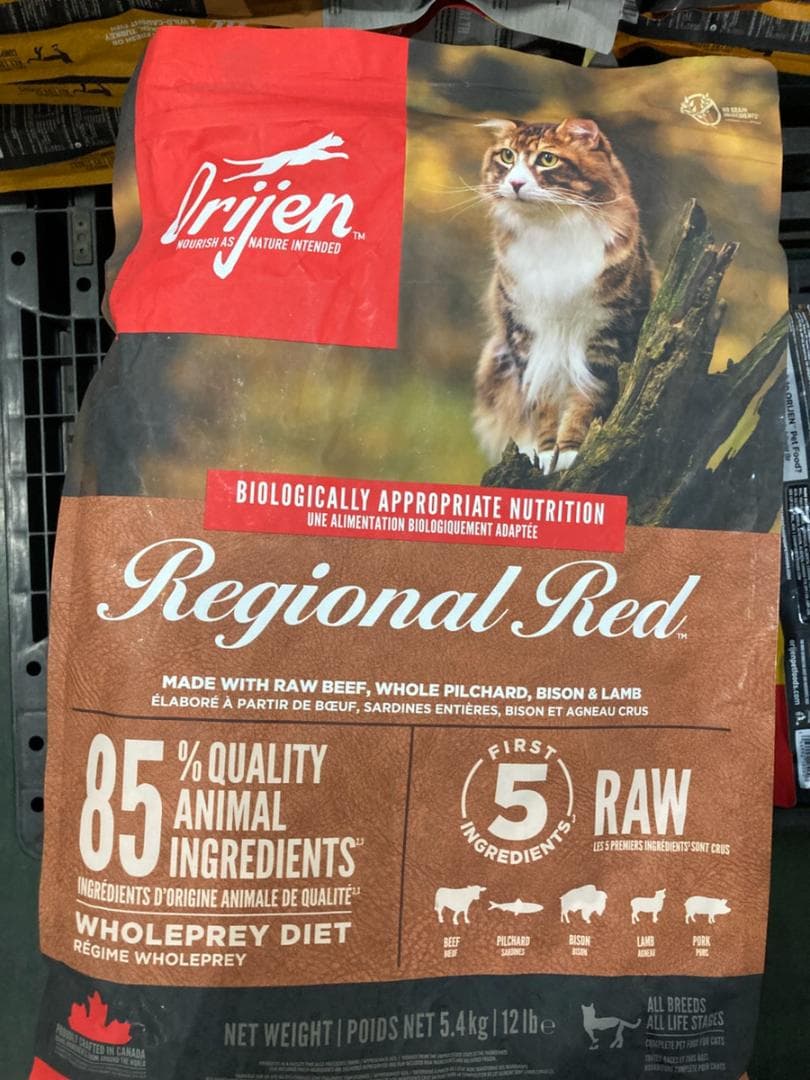 正規品 カナダ産 オリジン レジオナルレッドキャット 5.4kg