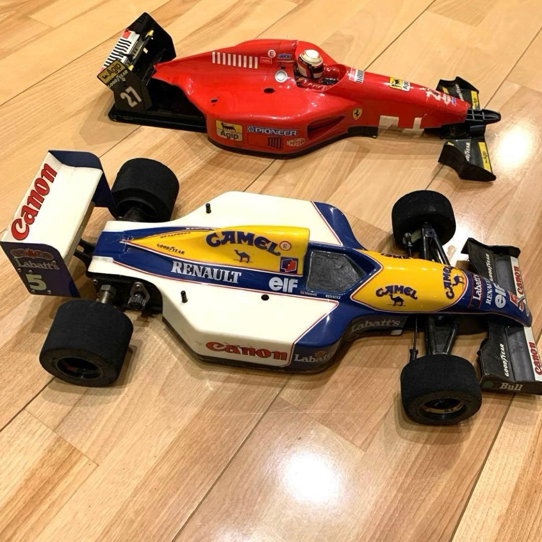 ホビー　タミヤ　F1 ラジコンカー　フェラーリ　ボディー　シャーシ　ジャンク